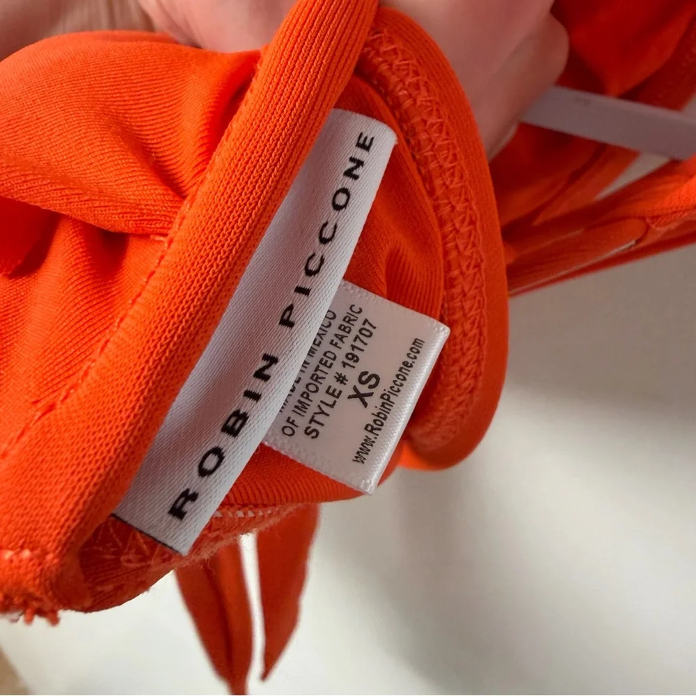 Robin Piccone Bikini Set Orange Size‎ XS
